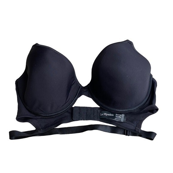 Le‎ Mystere 36D Convertible Low Back Strapless Bra Dos Nu Black - Picture 1 of 5